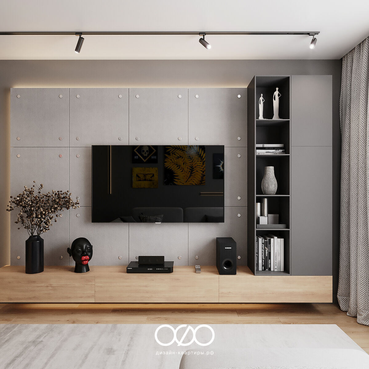 Дизайн типовой двух&shy;комнатной квартиры